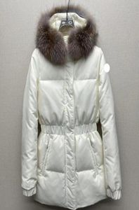 Designer Women039s Down Veste brodée Badge Hiver Coat Fox Fox Fur Collar Womens Winter Coats4194547