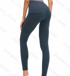 Designer dames leggen leggings top lu yoga knie lengte gym gym legging hoge taille pant elasty fitness dame buiten sport lululemens damesxc80