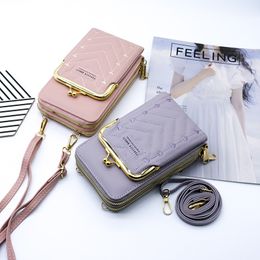 Designer dames tas ontwerpers sensen niche ontwerp mobiele telefoon tas dames inslag span tassen 2022 nieuwe zomer compacte delicate portemonnee