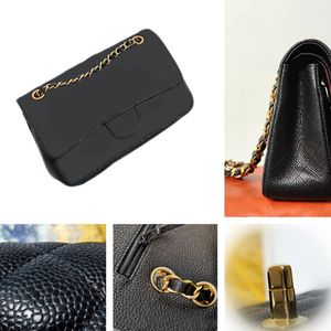 Diseñador Bolsos para mujer Monederos Caviar Piel de cordero Clásico Acolchado Solapa Embrague Totes Todo estilo Oro Plata Cadena Bolsos Dama Moda Bolsos de hombro de calidad superior con caja