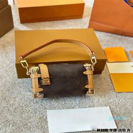 Diseñador bolsos para mujer Tronco lateral bolso de mano de lujo para mujer Bolsos de hombro para mujer de moda para mujer bolsos de flores de cuero