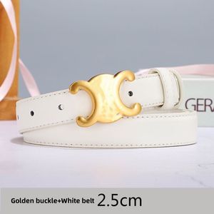 Ceinture de designer pour femmes Boucle de mode Ceinture en cuir véritable pour femme Ceinture de luxe Ceinture femmes ceintures Costume jeans garniture fille ceinture lettre cel ceinture noire large 2,5 cm