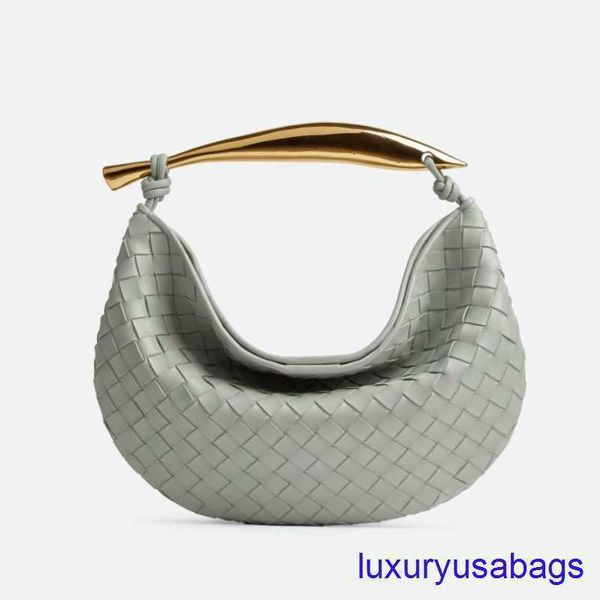 Diseñador para mujer Bolsa Classic Sardine Tote Bag Small Intrecciato de cuero con mango superior metálico Italia Luxury Brand Many Bag Ancho de 33 cm PVQJ PVQJ