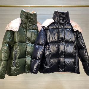 Designer Womens Down Jackets France Brand Hooded Coats d'hiver Broidered Letter Badge Veste Parkas Étiquettes complètes