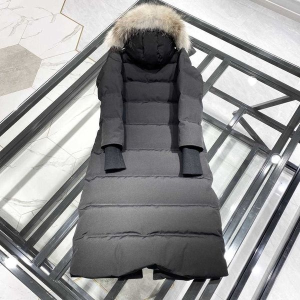 Designer Womens Down Parkas épaisses vestes en duvet d'oie blanche parkas manteaux noirs à capuche
