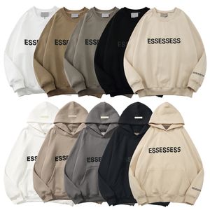 Designer Womens essentail Hoodie Sweatshirts Pullover Streetwear essen hoodie Oversized kleding Tops Womens Hooded Jumper Reflecterende letterdruk Maat S-XL