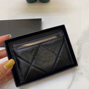 Designer Women's Fashion Luxury Card Holders Clutcch Bags Exquis Portanle Purse Original Edition Sheepshin Women Wallet