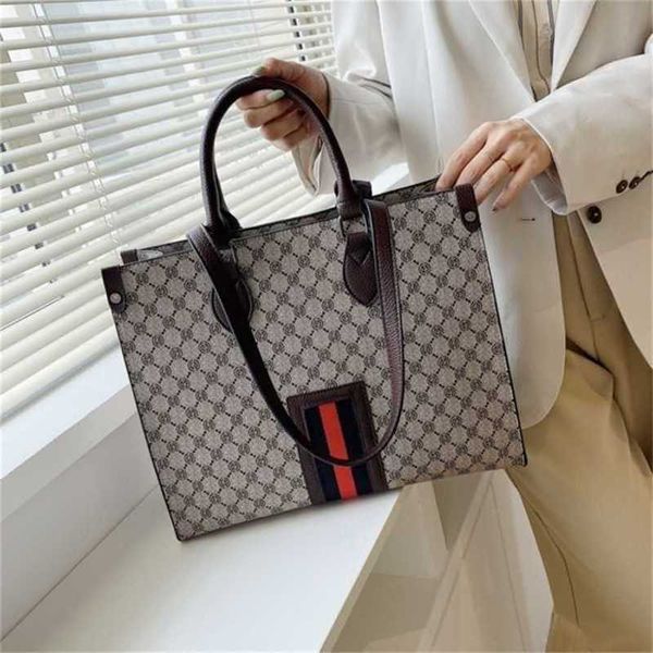 Diseñador Bolso para mujer Tiendas baratas 90% de descuento en impresión Gran capacidad Tote Fashion Fashion Simple Portable Swiller Bag Q7Bi