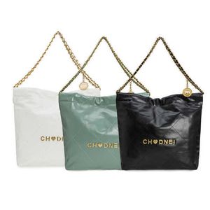 Designer Womens Hands Sac à main Lingge Gold Coin Garbage Shopping 22 kg Tote Femme à grande capacité Sac à chaîne d'épaule à bandoulière