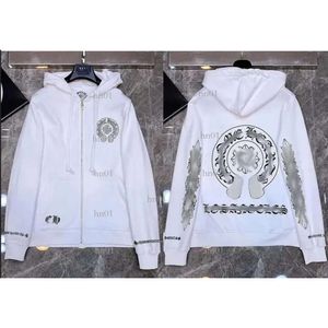 Designer Dames Hoodies Designer Chrome Winter Sweatshirts Hart Hoodie Ch Jas met lange mouwen Losse Jas Met Capuchon Hoody Man Hip Hop523