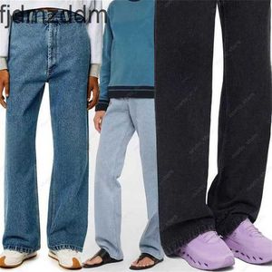 Designer Womens Jeans Pantalons denim High Street Street Straight Pantalones Patch Broidered Decoration Casual Blue Jackets