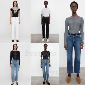 Designer Womens Jeans High Taist Bree Raw Nine Jam Femmes Bruthe