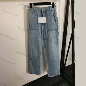 Designer jeans hoog getailleerde vintage dames denim broek casual broek met rechte pijpen en wijde pijpen