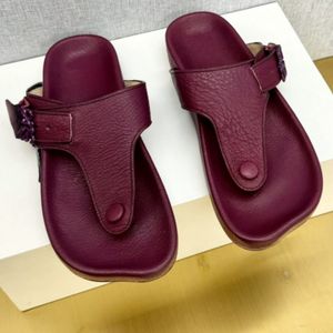 Designer pour femmes en cuir brun sandales d'été été célèbre Loeweshoes sandale sandale noire en cuir bracelet boucle de boucle