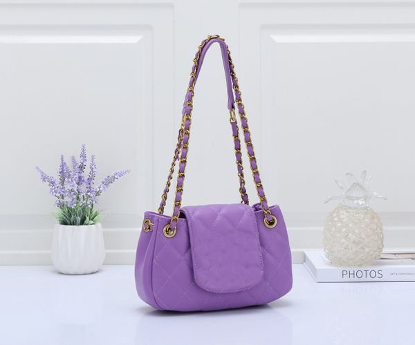 Sac de messager en cuir pour femmes de créateur sac à bandoulière grand sac à bandoulière de mode 24C Mini sac à main multicolore