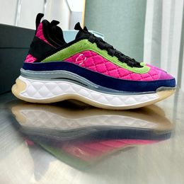 Chaussures de sport de loisirs pour femmes de la créatrice artisanat multiples éléments assortis de couleur unisexe mode extérieur basse baskets femelles taille 35-46
