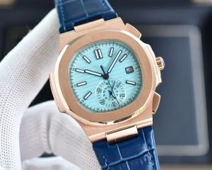 Diseñador para mujer para hombre 5980 reloj Reloj de movimiento multifuncional de moda de lujo Oro rosa oro movimiento completamente automático relojes mecánicos para hombres Montre de luxe