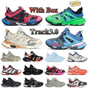 Designer Womens Mens Track 3 3.0 Sneakers Trainers Triple Black Blanc Rose Blue Orange Ye DDE BOOTS DES BOOTS FEMMES CHAPOS DE RUND