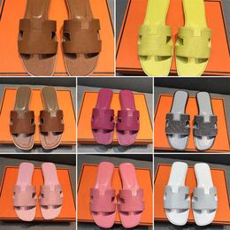 Designer Dames Sandalen Slides Platte Flip Flop Dames Strand Slipper Slippers Leer Zomer Krokodillenleer Feest Bruiloft