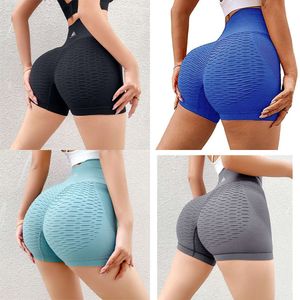 Designer Womens Sports Sous-pants dames sous-vêtements de fitness à 3 points avec le ventre fermé pêche à la hanche surélevée de yoga élastique