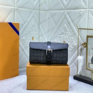 Diseñador para mujer Accesorios de viaje Bolsa 3 Caja de reloj Diseñador para hombre Bolsa de cosméticos Bolsas de aseo Cuero en relieve Marrón Gris Monogramas2811