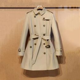 Designer Dames Trench Jackets Coats Originele windjack mode klassieke Britse stijl beige overjas jas top casual jas met259c