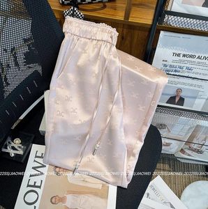 Pantalon pour femmes designer pantalons de taille haute élastique