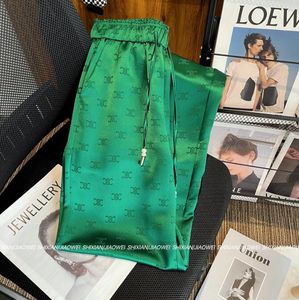 Pantalon pour femmes designer pantalons de taille haute élastique