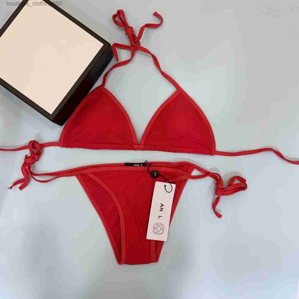 Designer Womens Underwear Greates Bikini Beach Underwear Balcony Bra ensembles de soutien-gorge N Things Set