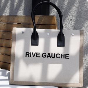 Designer Womens Rive Gauche Clutch Beach Sac de plage pour hommes sac à main sac à main