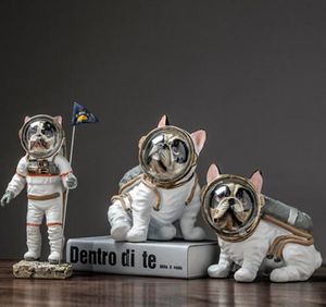 Designer Works, Aerospace Dog Ornaments, Nordic Astronauten, Ruimteman, Woonkamer Decoraties