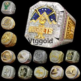 Designer World Basketball Championship Ring Set Luxe 14K Or 2023 Nuggets JOKIC Champions Anneaux pour hommes Femmes Star Diamond Sport Bijoux