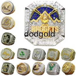 Designer World Basketball Championship Ring Set Luxe 14K Gold Nuggets JOKIC Champions Anneaux pour hommes Femmes Diamond Star Jewelrys