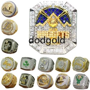 Designer World Basketball Championship Ring Luxury 14k Gold Nuggets Team Jokic Champions Rings for Men Women Diamond Star Jewelry