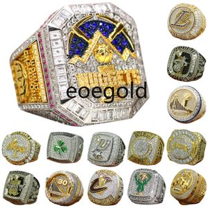 Designer World Basketball Championship Ring Set Luxe 14K Or 2023 Nuggets JOKIC Champions Anneaux pour hommes Femmes Diamond Star Jewelrys
