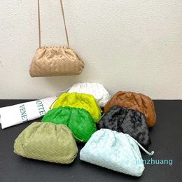 Designer -Woven Cloud Shape sacs Shopping Bag Sacs à main de mode Femmes Totes Épaule Cross Body En Cuir De Luxe En Cuir Véritable Classique Rétro Bourse portefeuilles 2231CM