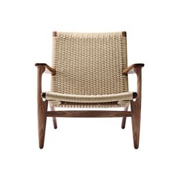 Ontwerper geweven rattan stoel stoel enkele bank Noordse woonkamer casual massief hout in Japanse stijl rugleuning fauteuil balkon meubels