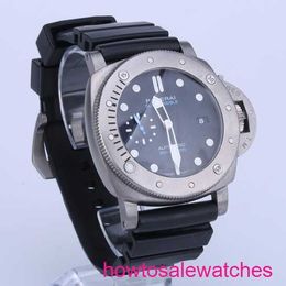 Wrist Wrist Watch Panerai Mens Submersible Series Forme Calendrier Automatique Mélange mécanique montre Luxury avec diamètre de 47 mm PAM01305