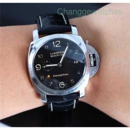 Designer polshorloge luxe horloges Automatische horloge heren Watchmen's Panerai Marina 1950 roestvrij staal 44 mm kussen zwart horloge pam359wltzgu