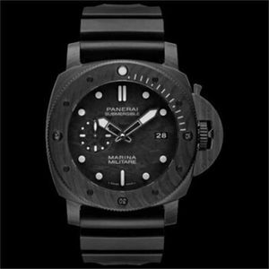 Designer polshorloge luxe polshorloge luxe horloge automatische Watchmen Watch Carbontech Carbon Fiber Composite Materiaal van