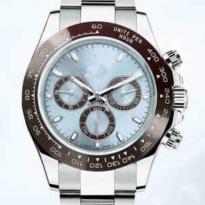 Designer polshorloge horloges luxe heren Mechanische roestvrijstalen horloge trend Three Eye Six Pin Business Watch