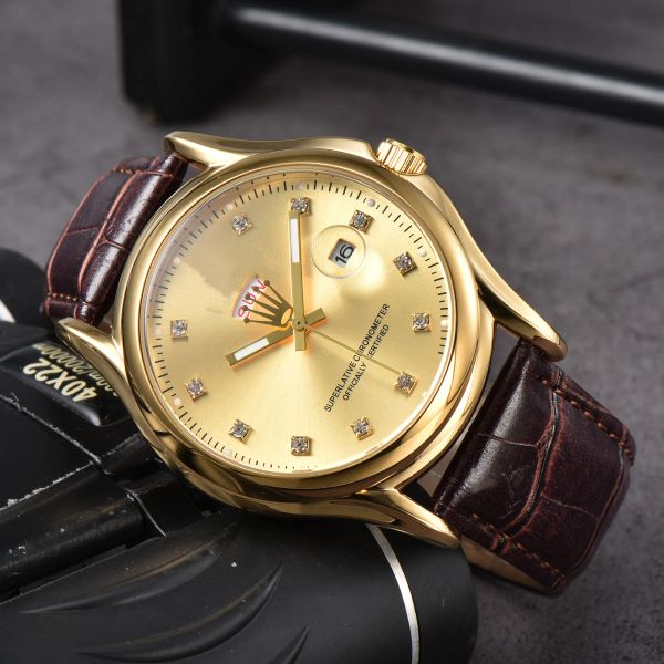 Montres-bracelets de créateurs Hommes Femmes Classique Luxueux Business Montre Bracelet Montre-bracelet Tourbillon Luxueux Quartz Marque Montres