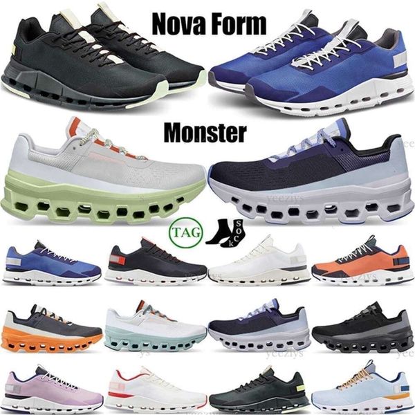 Diseñador x nube nova nubes Cloudnova forma CloudmON cloudster Cloudswift Zapatillas para correr para mujeres hombres 5 zapatillas de deporte zapato Triple Negro blanco Entrenamiento excursionista amortiguación Sp