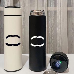 Designer Xiaoxiangfeng ins Smart Thermos Cup 500 ml de grande capacité en acier inoxydable tasse de thé