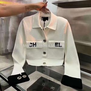 Designer Xiaoxiangfeng Korte jas jas dames lente en herfst 2023 Nieuwe Franse bijnaam warm temperament high-end kort zwart en wit top