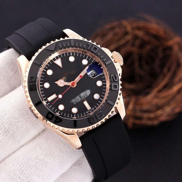 Yate de diseño Reloj exquisito de lujo para hombres Relojes de pulsera impermeables ODVN Relojes generosos de alta calidad de 42 mm Espejo de zafiro con caja