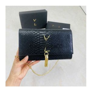 Diseñador Yls Bag Ys Bolsos Beach Crossbody Monederos The Tote Shoulder Bag Fashion Black Serpentine Leather Square Messenger Maquillaje Cubo Mujer Luxurys Yl Bag