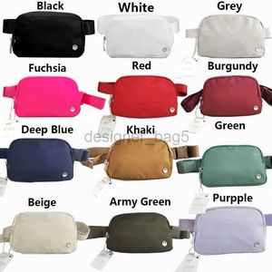 Diseñador Bolsa de yoga Bolsa de cinturón para mujer 1L Fanny Pack Classic Chest Bumbag Nylon Mujer Hombres Hombro Crossbody Bolsas de cintura Diseñadores Bolso de mano Lululemens Bolso