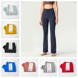 Designer yoga fitness broek vrouwen yoga flard pants internet celebrity mode zomer dames hoge taille slanke fit flare broek show been lengte hoge heupelasticiteit l5