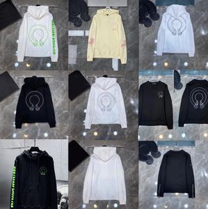 Diseñador con cremallera sudaderas con capucha Chaquetas de hombre Diseñador Sudaderas de invierno Corazones Sudadera con capucha Ch Chaqueta de manga larga Abrigo de algodón suelto Sudadera con capucha Hombre Mujer hip hop Ropa Chromees